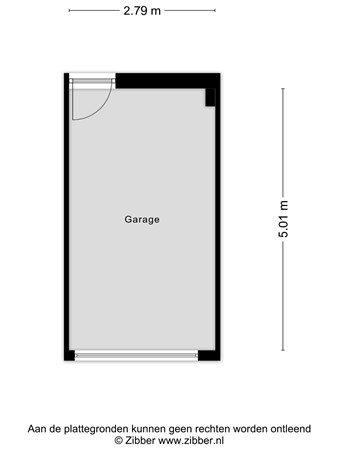 Floorplan - Mozartlaan 281, 2555 KA The Hague